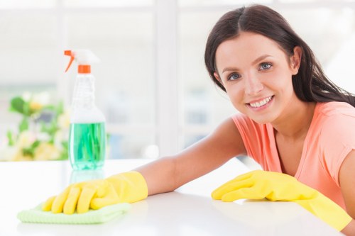 Customer making a secure carpet cleaning payment online