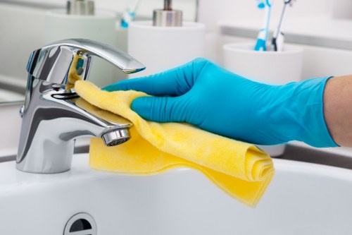 Inspecting cleaning equipment and work area hazards